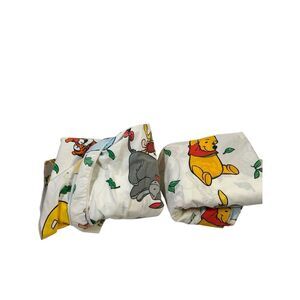 Disney Winnie the Pooh balloons twin sheets vintage flat fitted